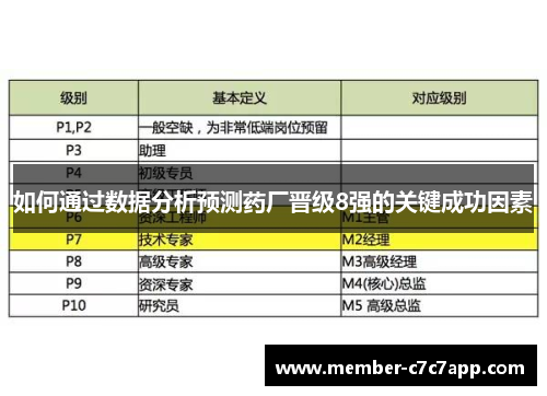 如何通过数据分析预测药厂晋级8强的关键成功因素 如何通过数据分析预测药厂晋级8强的关键成功因素